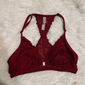 Burgundy bralette